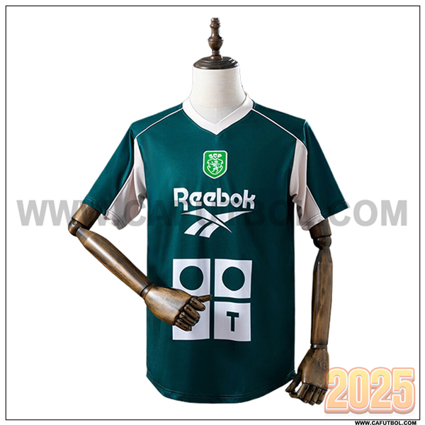 Camiseta Entrenamiento Sporting Lisbon Verde/Blanco 2025 2026