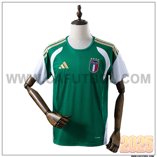 Camiseta Entrenamiento Italia Verde/Blanco/Amarillo 2025 2026
