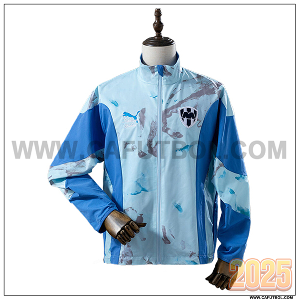 Rompevientos CF Monterrey Azul/Gris 2025 2026