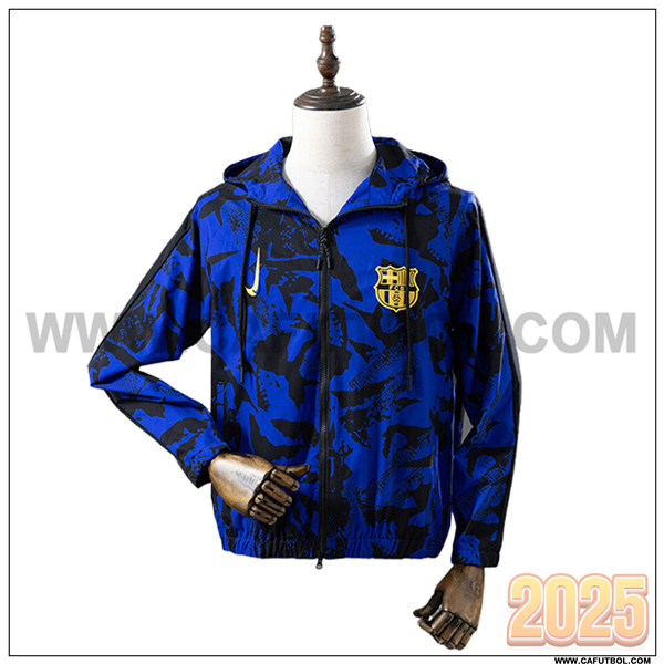 Rompevientos FC Barcelona Azul/Negro 2025 2026