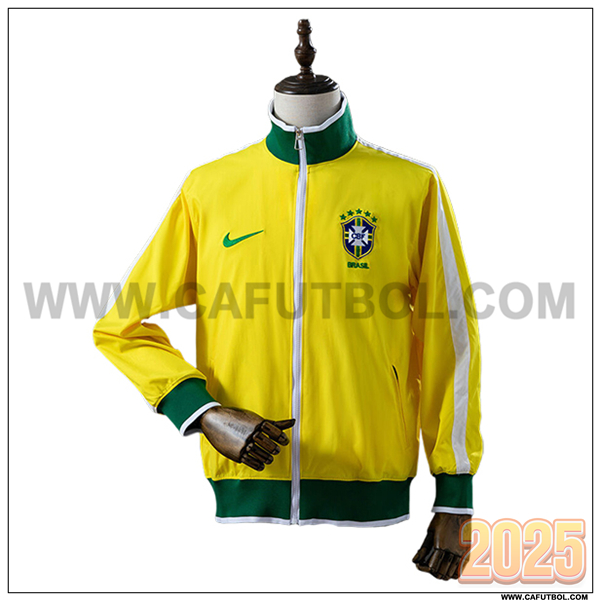 Rompevientos Brasil Amarillo/Verde/Blanco 2025 2026