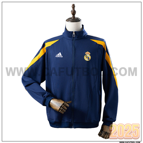 Rompevientos Real Madrid Azul/Amarillo 2025 2026