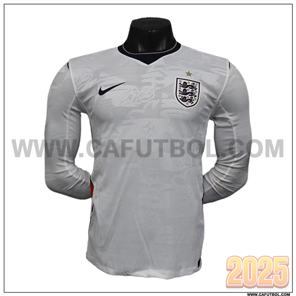 Primera Camiseta Equipo de Inglaterra Mangas Largas 2026/2027
