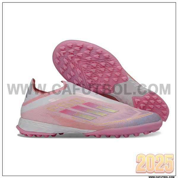 Adidas Botas De Fútbol F50 Pro Laceless TF Rosa