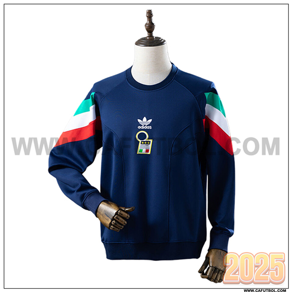 Sudadera Entrenamiento Italia Azul Oscuro 2025 2026