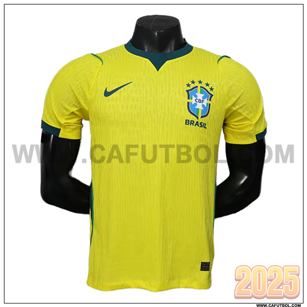 Primera Camiseta Equipo de Brasil Copa Mundial 2026