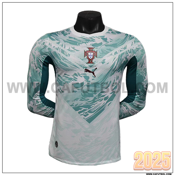 Segunda Camiseta Equipo de Portugal Mangas Largas Copa Mundial 2026