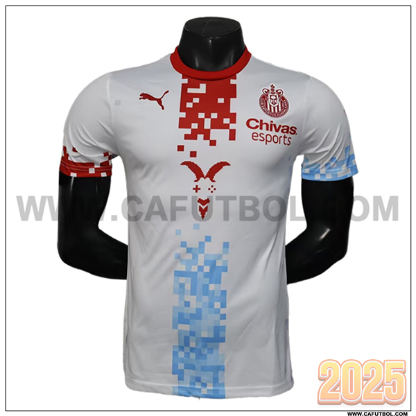 Camiseta de CD Guadalajara Edicion Especial 2025/2026 Blanco