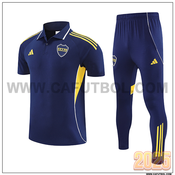 Camiseta Polo Boca Juniors Azul/Amarillo 2025/26