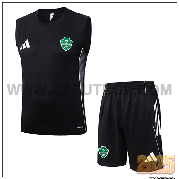 Camiseta Entrenamiento sin mangas Al-Ahli Negro 2025/26