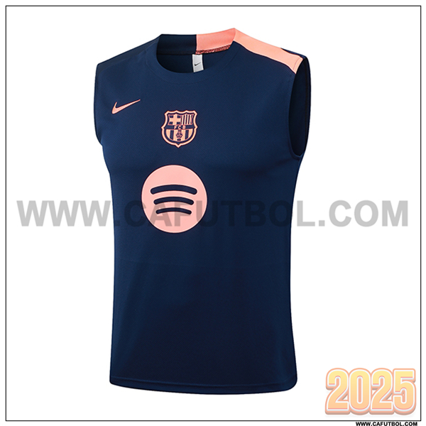 Chalecos De Futbol FC Barcelona Azul/Rosa 2025/26 -02
