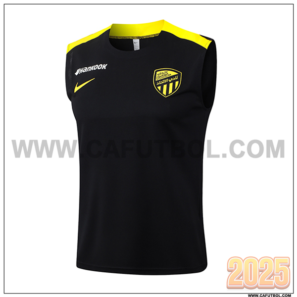 Chalecos De Futbol Al-Ittihad Negro/Amarillo 2025/26