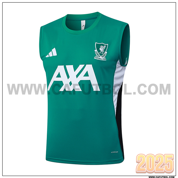 Chalecos De Futbol FC Liverpool Verde/Blanco/Negro 2025/26