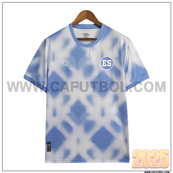 Training T-Shirt El Salvador Blanco/Azul 2025/26