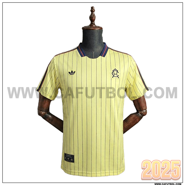 Training T-Shirt Club America Amarillo/Negro 2025/26