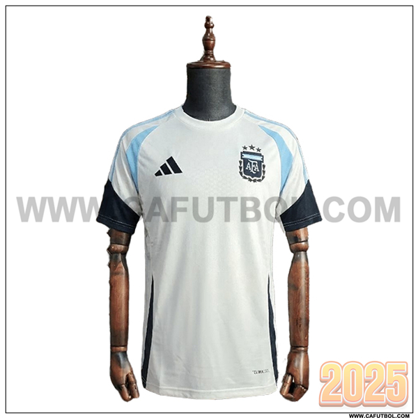 Training T-Shirt Argentina Blanco/Azul 2025/26