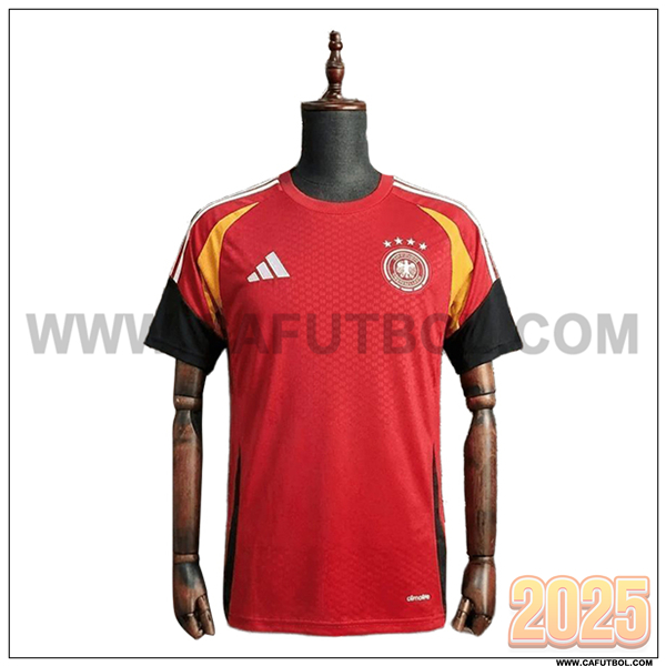 Training T-Shirt Alemania Rojo/Amarillo/Negro 2025/26