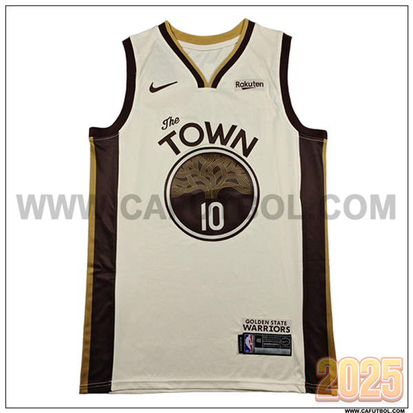 Camisetas NBA Golden State Warriors (BUTLER III #10) 2025/26 Beige/Marrón