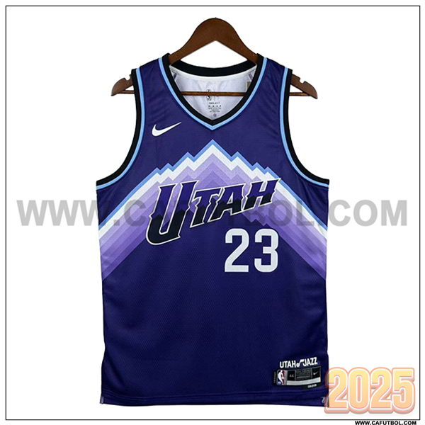 Camisetas NBA Utah Jazz (MARKKANEN #23) 2025/26 Violeta