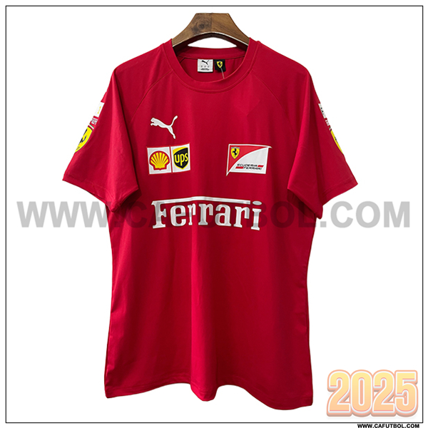 Camiseta de manga corta Scuderia Ferrari Team Rojo 2025 -02