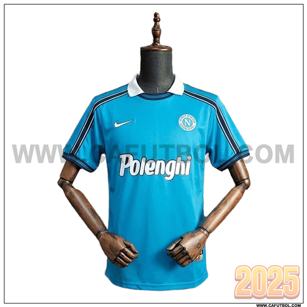 Primera Camiseta de SSC Napoles Retro Azul 1998/1999