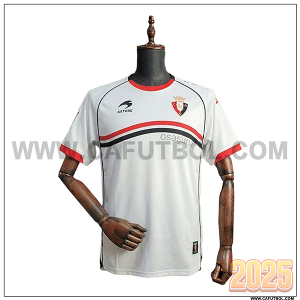 Segunda Camiseta de Osasuna Retro Blanco 2010/2011
