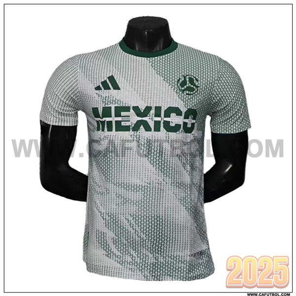Camiseta Equipo de Mexico Copa Mundial 2026 Edicion Verde