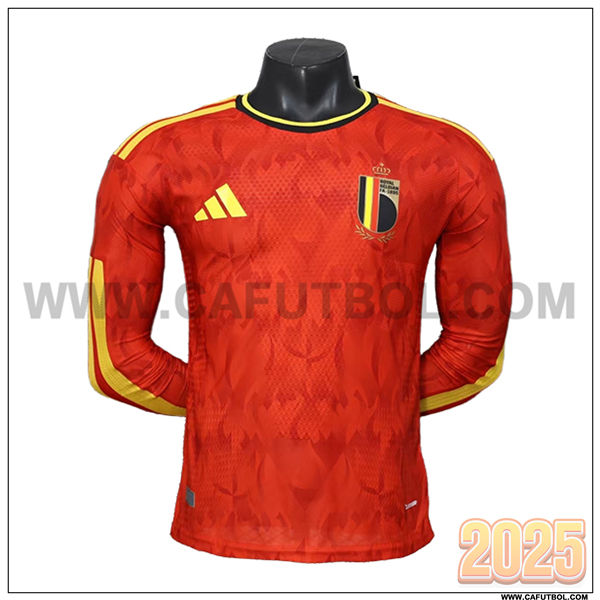 Primera Camiseta Equipo de Belgica Mangas Largas 2026/2027