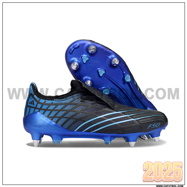 Adidas Botas De Fútbol F50 Elite SG3 Negro/Azul