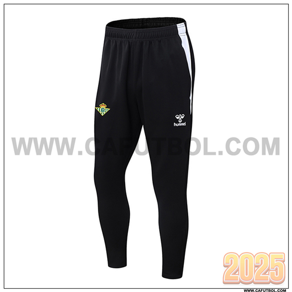 Pantalones Entrenamiento Real Betis Negro/Blanco 2025/26 -02