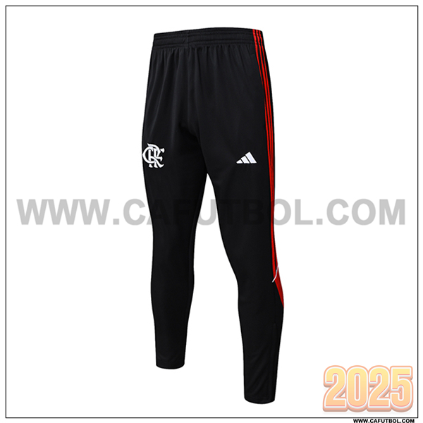 Pantalones Entrenamiento Flamengo Negro/Rojo 2025/26
