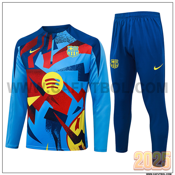 Chandal de Futbol FC Barcelona Azul/Rojo/Amarillo 2025/26