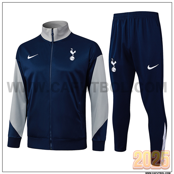 Chandal Chaquetas Futbol Tottenham Hotspur Azul/Gris 2025/26