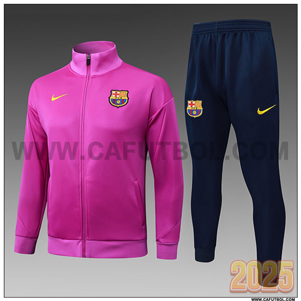 Chandal Chaquetas Futbol FC Barcelona Ninos Violeta 2025/26
