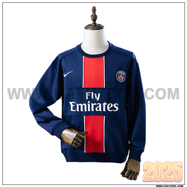 Sudadera Entrenamiento PSG Azul/Rojo 2025/26