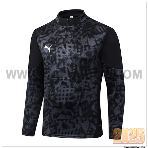 Sudadera Entrenamiento PUMA Negro/Gris 2025/26