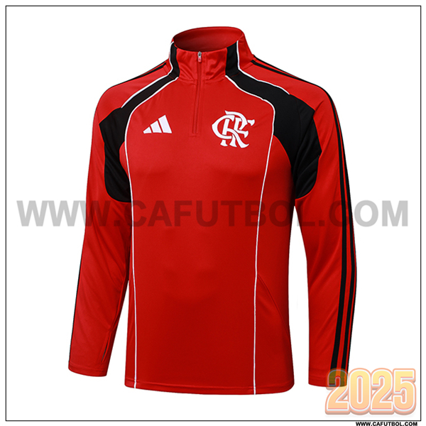 Sudadera Entrenamiento Flamenco Rojo/Negro 2025/26