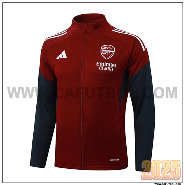 Chaquetas Futbol Arsenal Rojo/Gris 2025/26