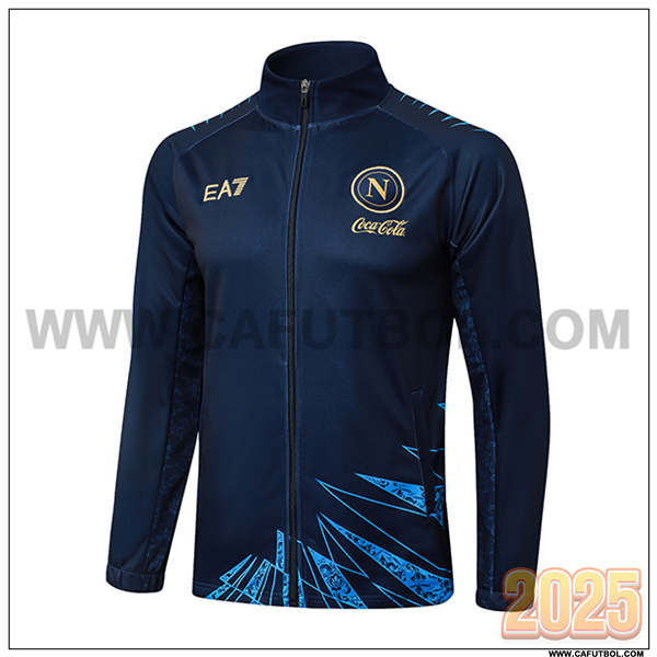 Chaquetas Futbol SSC Napoli azul real 2025/26