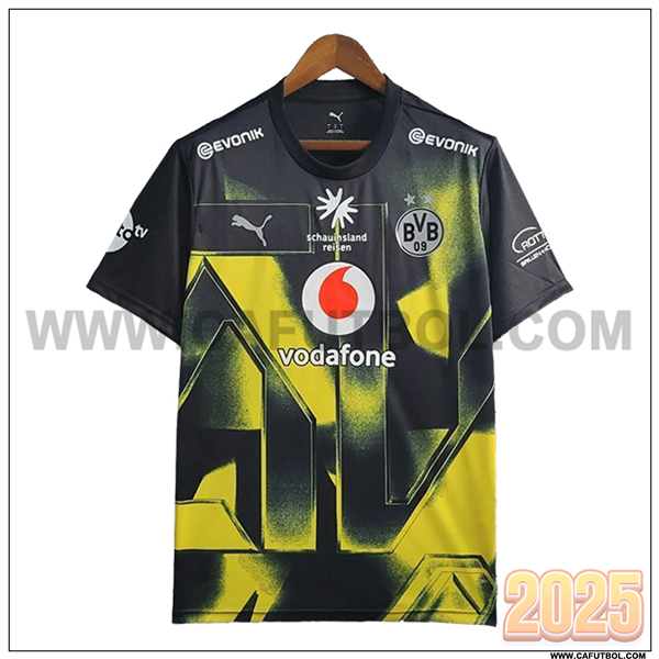Camiseta de Dortmund BVB Edicion Especial 2025 2026 Negro