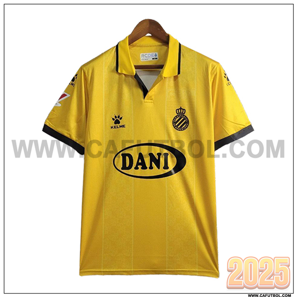 Camiseta de RCD Espanyol Edicion del 125.º aniversario 2025 2026 AMARILLO