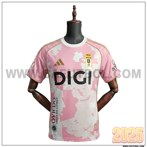 Camiseta de Real Oviedo Edicion Especial 2025 2026 Rosa