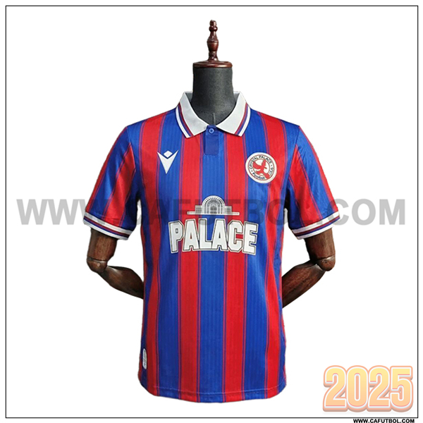 Camiseta de Crystal Palace Edicion del 125.º aniversario 2025 2026 Azul/Rojo