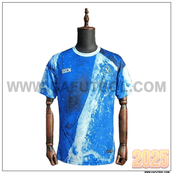 Camiseta de SSC Napoles Edicion Especial 2025 2026 Azul