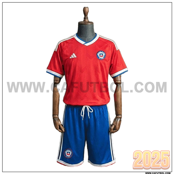 Primera Camiseta Futbol Chile Ninos Rojo 2026/2027