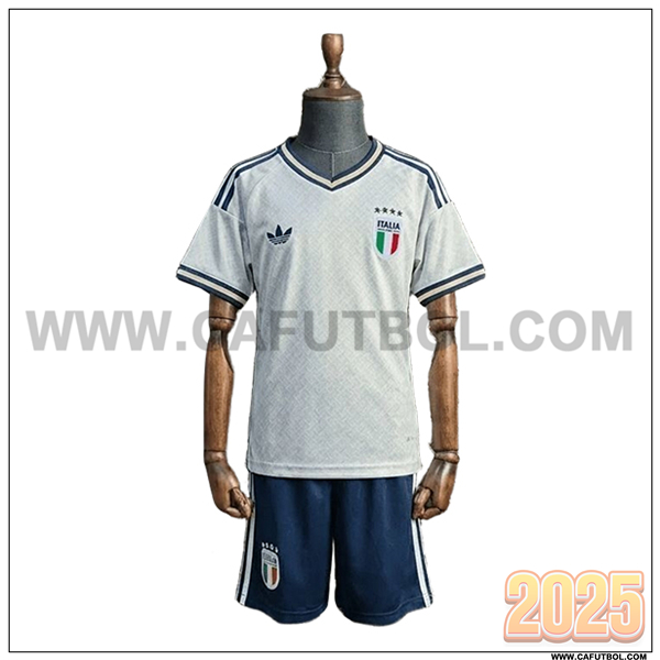 Segunda Camiseta Futbol Italia Ninos Blanco 2026/2027