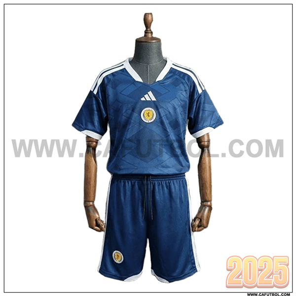 Primera Camiseta Futbol Escocia Ninos Azul 2026/2027