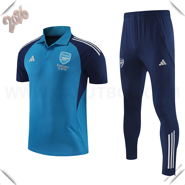 Camiseta Polo Arsenal Azul 2025 2026 -02