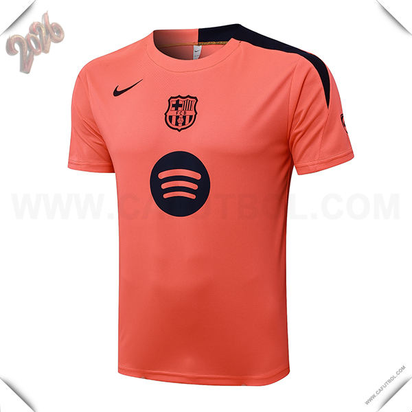 Training T-Shirt FC Barcelona Naranja/Negro 2025 2026