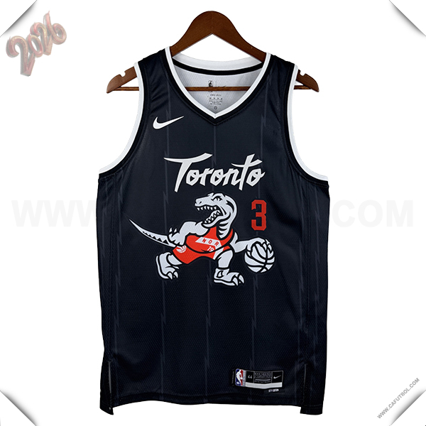 Camisetas NBA Toronto Raptors (INGRAM #3) 2025/26 Negro/Blanco